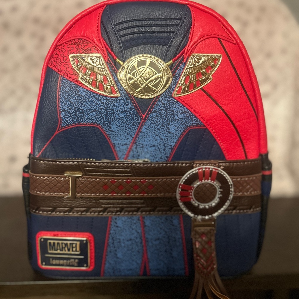 Loungefly Marvel Red and Blue Backpack